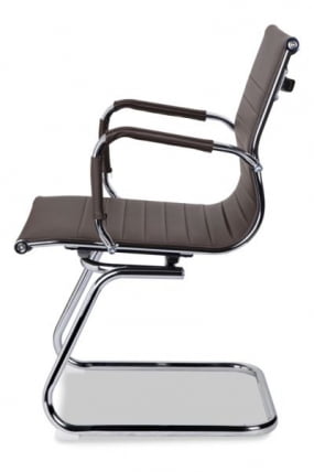 Кресло для посетителей CЛГ-620 ЛКСХ-C Бровн / CLG-620 LXH-C Brown_1