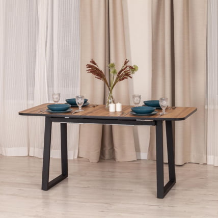 Стол МАЛТИДО Дуб мореный/черный / MALTIDO_10