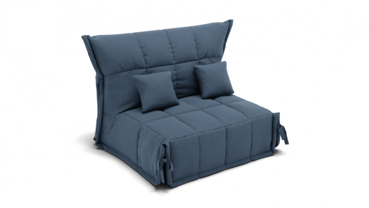 Диван Джаз 1600 (ЗР) Цвет фасада: Голубой; Тип: Прямой; Материал фасада: Металл/Велюр_0