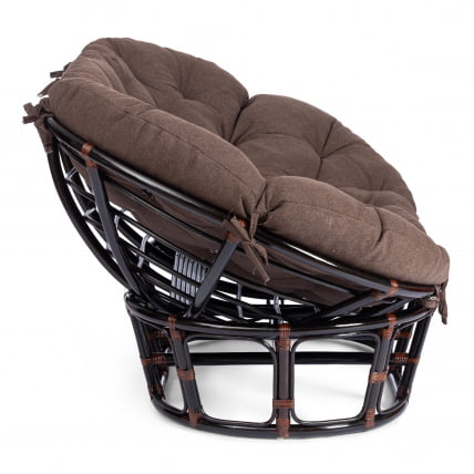 Диван МАМАСАН/МАМАСАН 23/02 В /с подушкой/ подушка 182х119 см, 169х102х80 см, Антикуе бровн (античный черно-коричневый), ткань, коричневый, 3М7 / MAMASAN/МАМАСАН W Antique brown_1