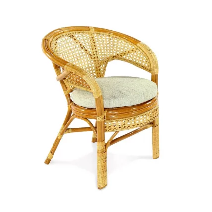 Кресло Пеланги, подушка на молнии Пеланги 02/15-3 коньяк / Pelangi_0