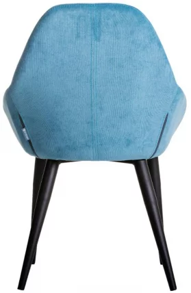 Стул Кент Блю/Черный / Kent_3