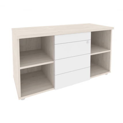 Тумба сервисная с ящиками ТИП-ОН ОНИКС О.ТС-11 ТИП Денвер Светлый/Белый / TIP-ON ONIX O.TS-11 TIP_0