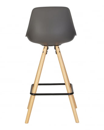 Стул полубарный ДОБРИН РОННИ Темно-серый ГР-04 / DOBRIN RONNI GR-04_4