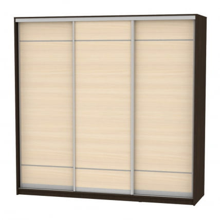 Шкаф-купе Б-230х235х60-3(Венге-ДМ-Д7Д7Д7) / B-230х235х60-3(Венге-ДМ-D7D7D7)_0