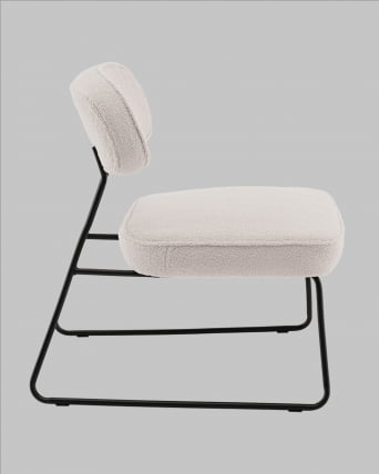 Кресло Кате нев ткань букле светло-серый / Kate new_3