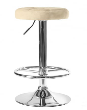 Табурет барный ДОБРИН БРУНО (бежевый велюр (МДЖ9-10)) / DOBRIN BRUNO (MJ9-10))_2