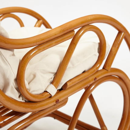 Кресло-качалка ВИЕННА (разборная) без подушки Когнаc (коньяк) / VIENNA Cognac_6