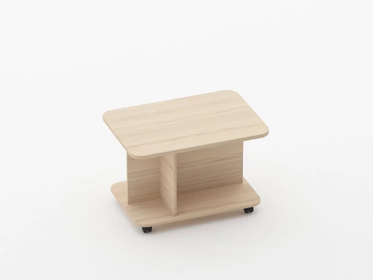 Стол журнальный Глассй 4.10 Дуб молочный / Glassy_0