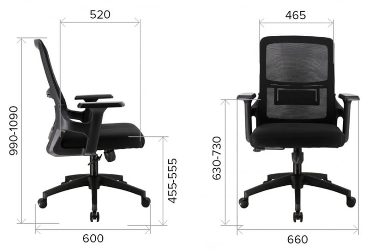 Операторское кресло Еверпроф ЕП-520 Сетка Черный / Everprof EP-520_3