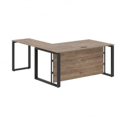 Стол с боковой приставкой ЕНИО ЕCТ 1619Х Кария Пальмира/Антрацит / ENIO ECT 1619H_0