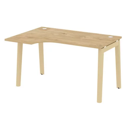 Стол эргономичный левый ОНИКС ВООД ОВ.СА-2(Л) Тиквуд Светлый/Светлый / ONIX WOOD OW.SA-2(L)_0
