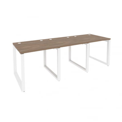 Рабочая станция на О-образном м/к ОНИКС О.МО-РС-3.0.8 Дуб Аризона/Белый / ONIX O.MO-RS-3.0.8_0