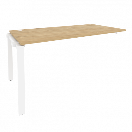 Наборный элемент рабочей станции на П-образном м/к ОНИКС О.МП-1.НРС-4.8 Тиквуд Светлый/Белый / ONIX O.MP-1.NRS-4.8_0