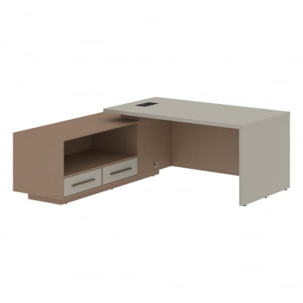 Стол руководителя левый ВЕЛИОН ВCТ 1919 Л Аметист Кобра / VELION VCT L_0