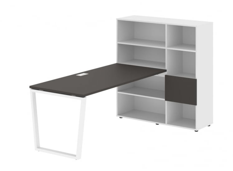 Рабочая станция ЕДИС ЕВРСТ 1217 Мокко Белый Белый / EDIS EVRST_0