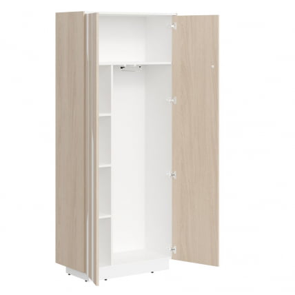 Шкаф для одежды Лине СФ-574401 Дуб светлый Белый / Line_1