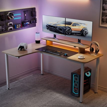 Стол письменный (для компьютера) угловой ЕУРЕКА ЕУРЕКА Л60Л-МВ, Мапле / EUREKA EUREKA L60L-MW, Maple_5