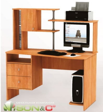 Компьютерный стол СН 05.15 Ольха русская / SN_0