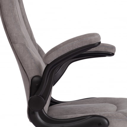 Кресло БАЗУКА флок , серый, 29 / BAZUKA_8
