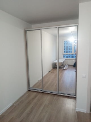 Шкаф-купе 3-х дверный Акцент-Сим З 1800х600 Ясень шимо светлый_2