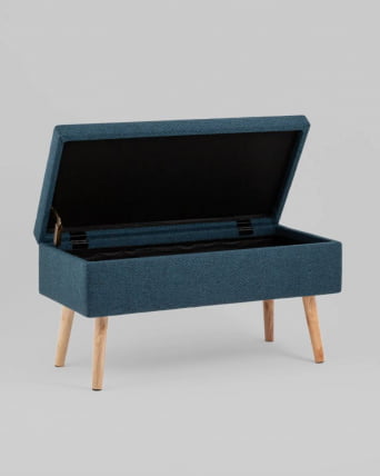 Банкетка Сторми с ящиком темно-синий_4