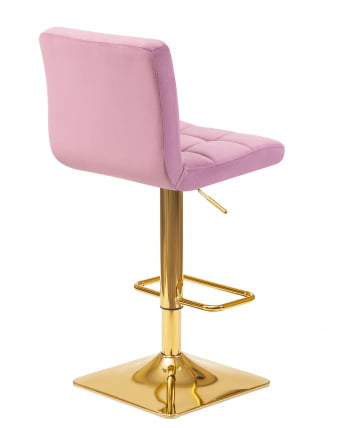 Стул барный ДОБРИН ГОЛДИЕ Пудрово-сиреневый велюр МДЖ9-52 / DOBRIN GOLDIE MJ9-52_3