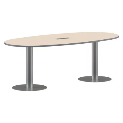 Конференц-стол на 6-8 человек ИМАГО ПРГ-3 Клен-алюминий / IMAGO_0