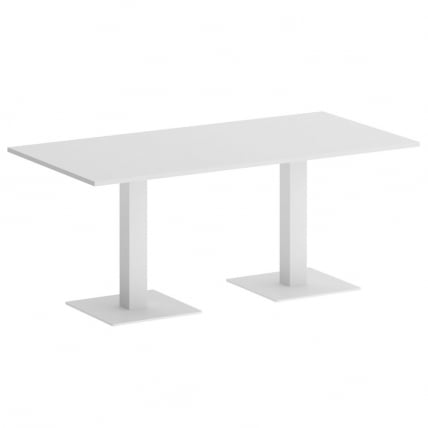 Стол прямоугольный ХОМЕ ОФФИCЕ ВР.СП-5-180.2 Белый Бриллиант/Белый металл / HOME OFFICE VR.SP-5-180.2_0