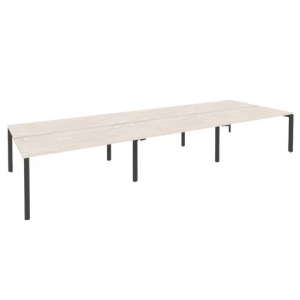 Рабочая станция на П-образном м/к ОНИКС О.МП-Д.РС-6.4.8 Денвер Светлый/Антрацит / ONIX O.MP-D.RS-6.4.8_0