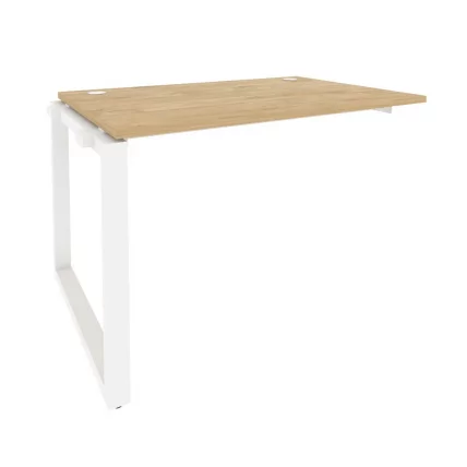 Наборный элемент рабочей станции на О-образном м/к ОНИКС О.МО-1.НРС-2.8 Тиквуд Светлый/Белый / ONIX O.MO-1.NRS-2.8_0