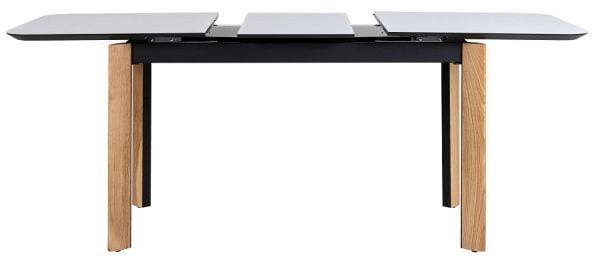 Стол раскладной Комби Гласс 140-180 Аутоматиc Натур/Лигхт матте гласс / Combi Glass Automatic Natur/Light matte glass_7