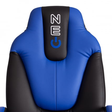 Кресло НЕО 2 (22) экокожа Черный/синий 36-6/36-39 / NEO_6