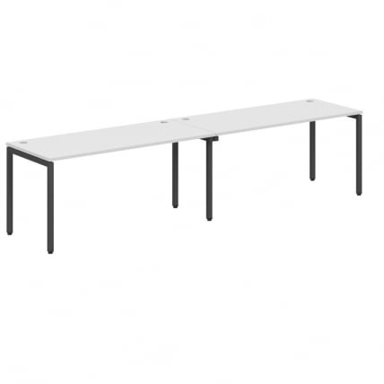 Стол двойной КСТЕН-С КСВСТ 3270 Белый/антрацит / XTEN-S XWST_0