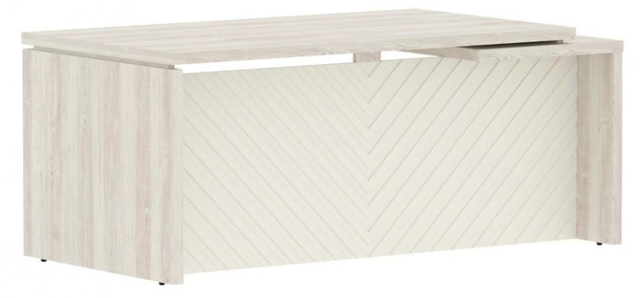 Стол руководителя левый Торр ЛУКС ТЛCТ 189 Л Сосна Эдмонд Латте / Torr LUX TLCT L_0