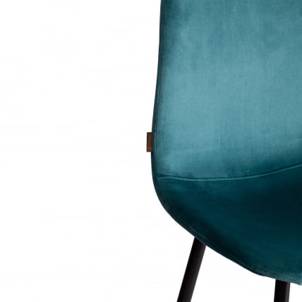 Стул БРЕЕЗЕ (мод. ДЖСC-58) Велюр/металл , 44 х 53 х 86 см, лигхт блуе (светло-синий) ХЛР60 / черный / BREEZE (mod. JSC-58) light blue HLR60_7