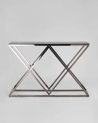 Консоль ИНСИГНИЯ 115кс30 Темный хром стекло смоке / 115x30 smoke_2