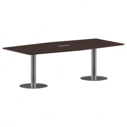 Конференц-стол на 6-8 человек ИМАГО ПРГ-4 Венге Магия-алюминий / IMAGO_0