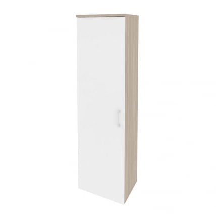 Гардероб узкий (левое исполнение) ОНИКС О.ГБ-1(Л) Дуб Аттик/Белый / ONIX O.GB-1(L)_0