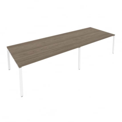 Переговорный стол (2 столешницы) Метал Сйстем Б.ПРГ-2.5 Вяз/Белый / Metal System_0