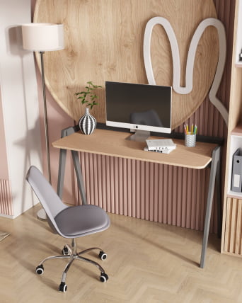 Стул офисный БЛОК СН пластиковый серый / BLOK SN_4