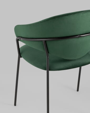 Стул Алексис велюр Зеленый_6