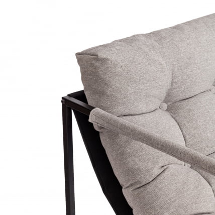 Кресло Чарли/Чарли рогожка, серо-бежевый, 3М 16/2, 70х70х84 см / Charli/Чарли 3M_11