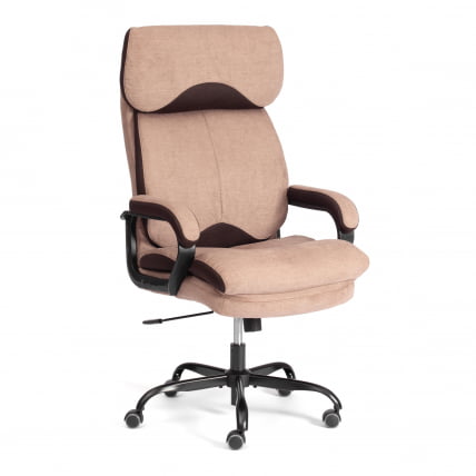 Кресло руководителя Дуке метал БЛ ткань, светло-коричневый, КУБ 03/ТВ-24 / Duke metal BL KUB 03/TW-24_0