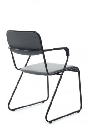 Кресло Никс Плус РCХ ОМКЛ-03Б Серый/Металл Черный / Nix Plus RCH OMKL-03B_2