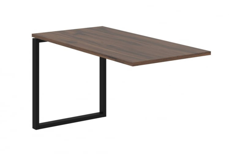 Брифинг-приставка ЕДИС ЕКБ 1367 Дуб Денвер темный Черный / EDIS EQB_0