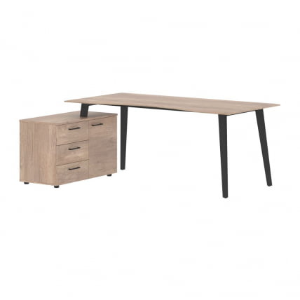 Стол руководителя левый ДЖАЙ ДЖCТ 1813 Л Дуб Каньон / JAY JCT L_0