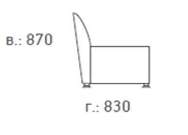 Еуроформа Европа Кресло Екотекс 3001 (чёрный)_77627 / Euroforma Ecotex_1