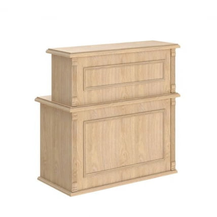 Стойка ресепшен РМС 120 Дуб девон / RMS_0