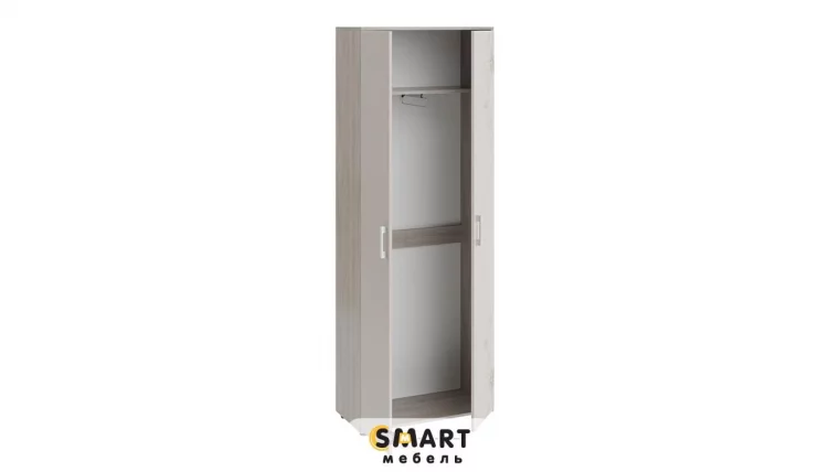 Шкаф комбинированный Витра тип 1 Ясень шимо Бежевый фон глянец с рисунком_3